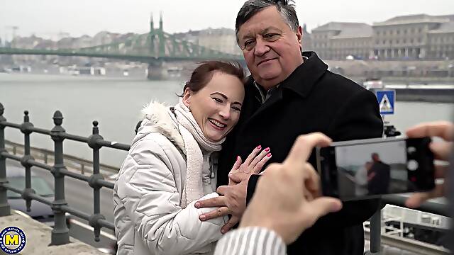 MILF gets her dose of cocks in all holes for wild holiday experience