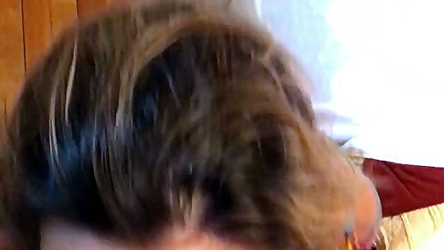 European amateur slut sucks on a big black cock