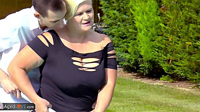 Get ready for a wild ride! A horny mature blonde with massive tits satisfies her craving with a fresh pool boy. Watch her enjoy every inch of him in this hardcore video!