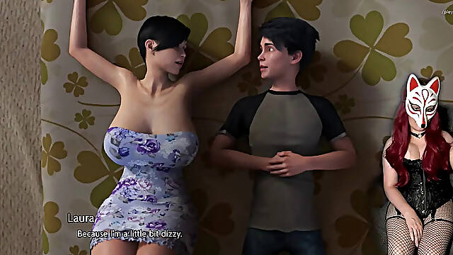 Golden Boy (15): Naughty MILF plays sex game in cartoon