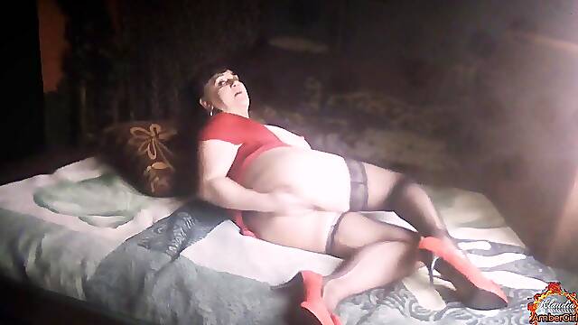 Polish Milf KlaudiaAmberGirl Masturbation #23