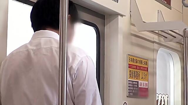 Ogura Momo enjoys a sensual sex in the train