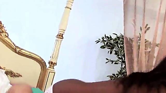 This black bride is actually obscene! It's her 1st night with her spouse and this babe already desires anal sex! The spouse gives it to her gorgeous hard! This interracial sex is very arousing....