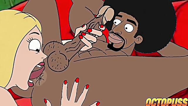 Ebony Plumber Bangs Married Housewife Behind Her Cuckold Spouse's Back