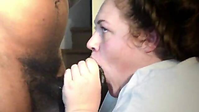 Thick Stepsis Gives a Super Sloppy BJ