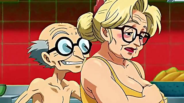 Comics Granny Gets Double Hawt Love for Breakfast
