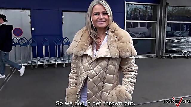 Takevan - Large breasts mother Id like to fuck cheated and banged hard in car