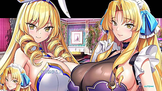 Huge knocker cougar Maid teaching Part 125 Milf in Bunny Costume Fucked Hard