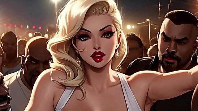 Big Ass MILFs Get Fucked in a Mosh Pit