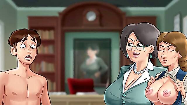 Step mummy make super-fucking-hot seen in summertime saga part trio