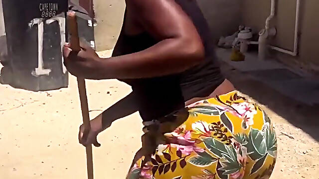 Watching My Stepmother Clean up