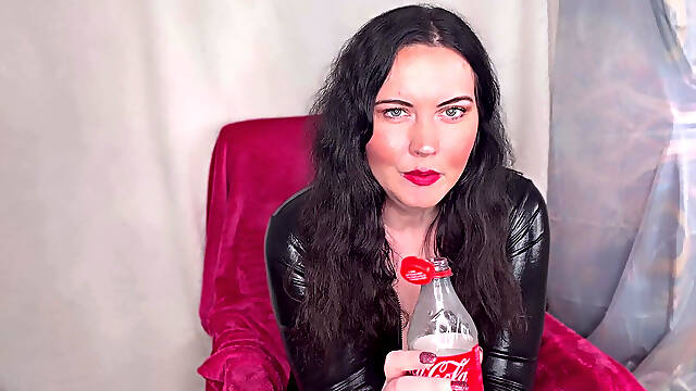 Miss Ffw Enjoys a Bottle of Cola & Burping