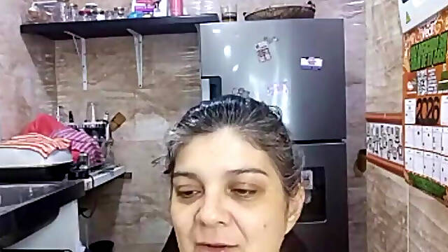 Latin Man with Big Penis Fucks White Girl at Home on a Picnic