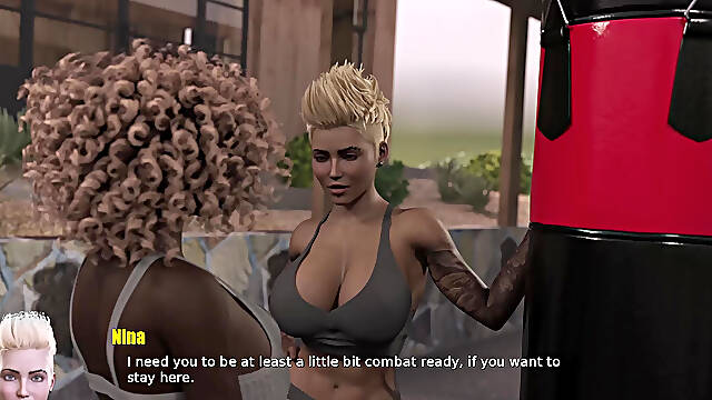 Adored by the Devil #18 - Animated Sex Game - Redhead MILF Outdoor Sex!