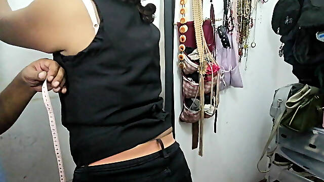 Club MILF Getting Ready to Make E Her Dress