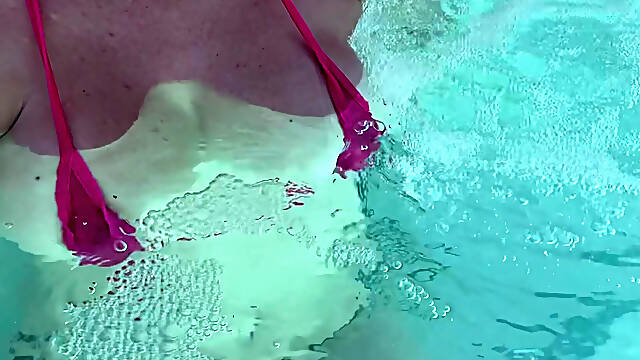 Artemisia Love Showing Her Perfect Tits in a Micro Bikini Underwater